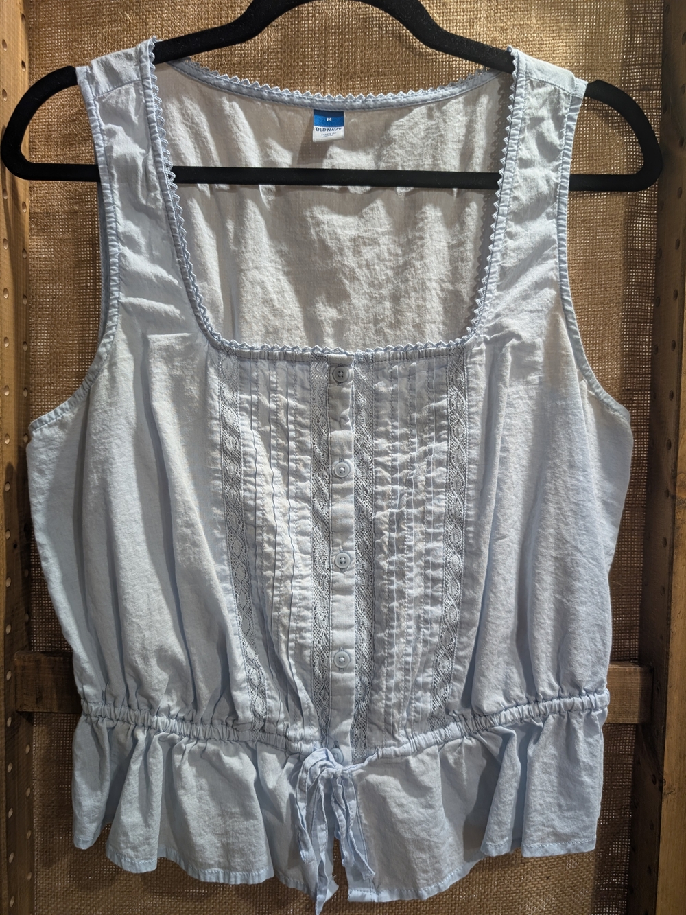 Old Navy Light Blue Sleeveless Top